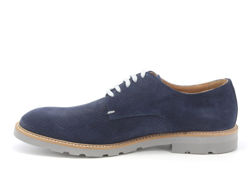 Melluso Uomo Scarpe basse Camoscio U0909B-211956 Blu